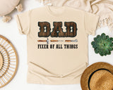 Dad Fixer Of All Things Brown 3 graphic tee in Ivory
