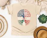 American Grown Italian Roots graphic tee in Ivory