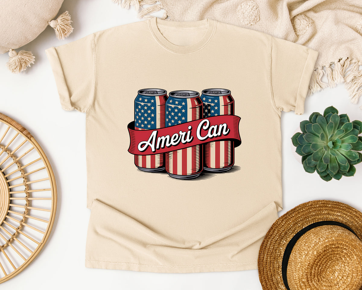 Ameri Can graphic tee in Ivory