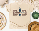 Dad Loading Grey graphic tee in Ivory