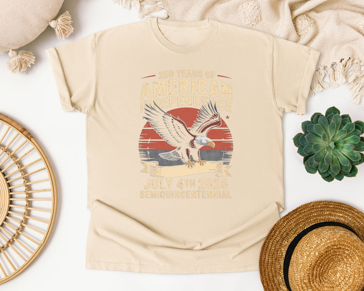 250 Years Of American Independence graphic tee in Ivory
