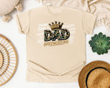 Dad Hardworking Strong Funny Loving Protector graphic tee in Ivory