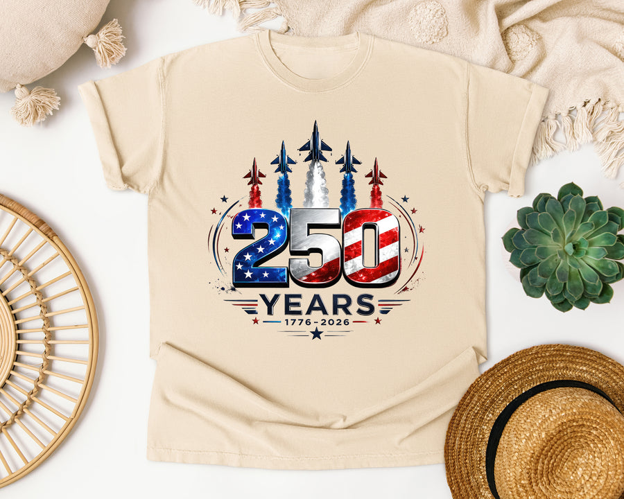 250 Years 1776 2026 graphic tee in Ivory