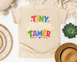 Tiny Human Tamer graphic tee in Ivory