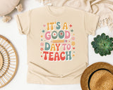 It's A Good Day To Teach Daisy Graphic Tee graphic tee in Ivory