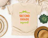 Second Grade Squad graphic tee in Ivory