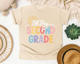 Oh Hey Second Grade graphic tee in Ivory
