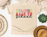 Welcome Back To School Retro graphic tee in Ivory