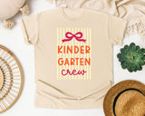 Kindergarten Crew graphic tee in Ivory