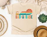 I Keep All My Dad Jokes In A Dad-A-Base graphic tee in Ivory