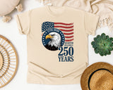 1776 2026 Quarter Millennial graphic tee in Ivory