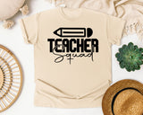 Teacher Squad graphic tee in Ivory