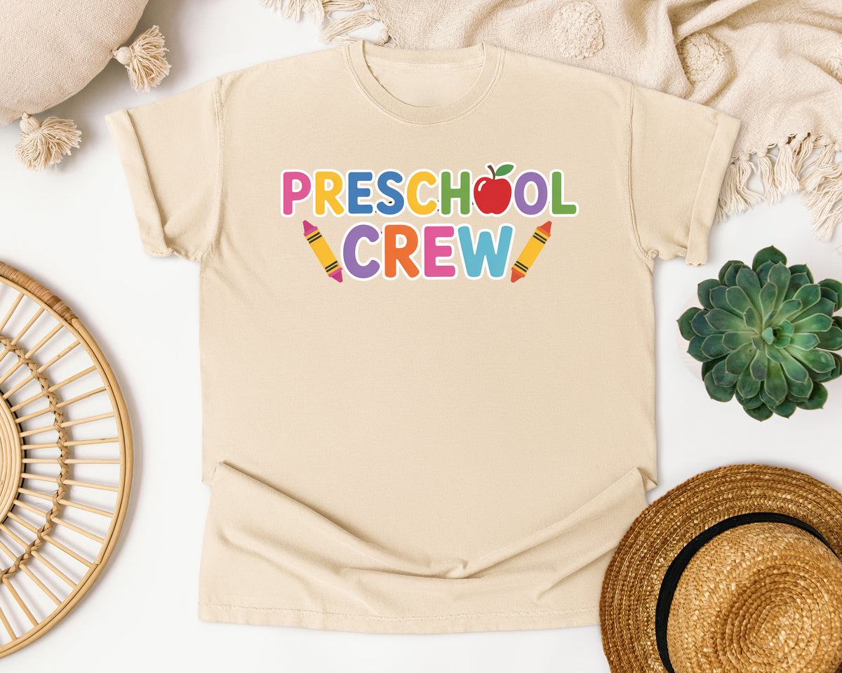 Preschool Crew graphic tee in Ivory