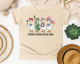 Patriotic Goose On The Loose graphic tee in Ivory