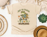 Off To Teach Tiny Humans Frog graphic tee in Ivory