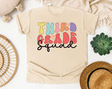 Third Grade Squad graphic tee in Ivory