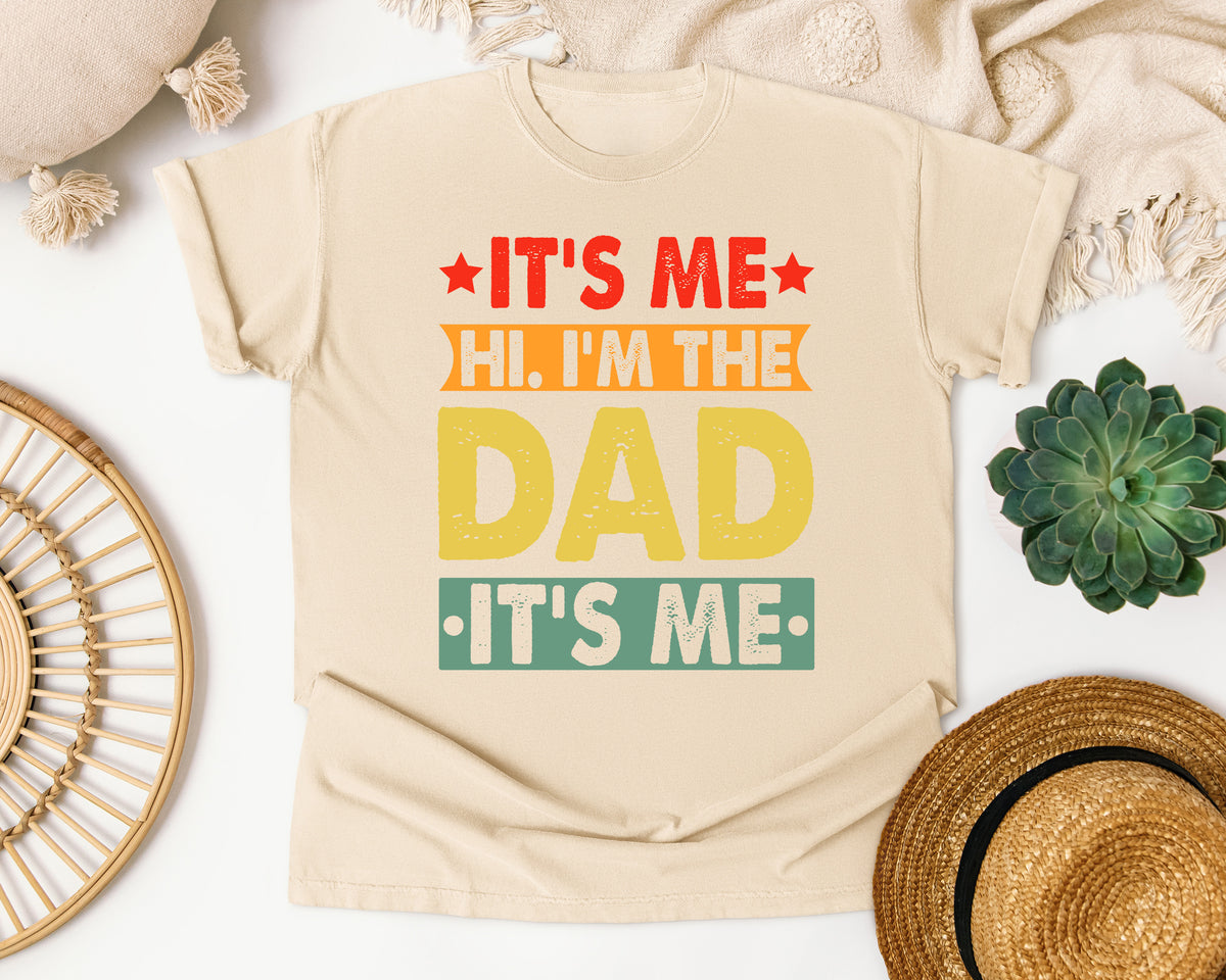 It's Me Hi I'm The Dad graphic tee in Ivory