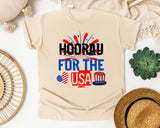 Hooray For The USA graphic tee in Ivory