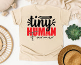 Tiny Human Farmer graphic tee in Ivory