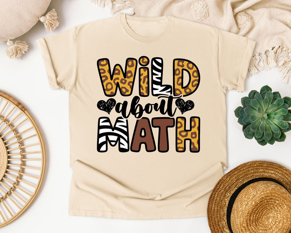 Wild About Math graphic tee in Ivory