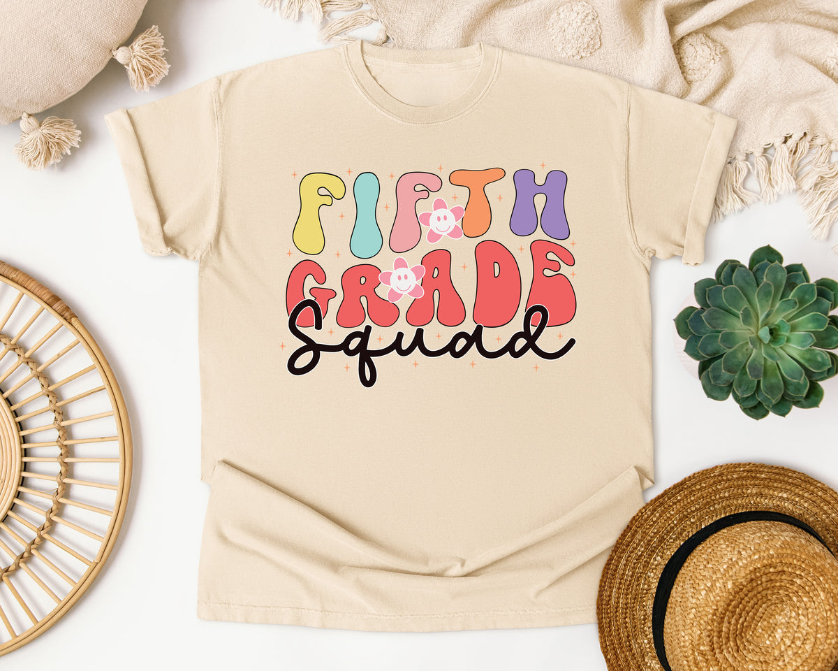 Fifth Grade Squad graphic tee in Ivory