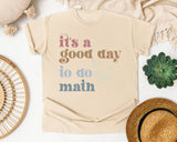 Its A Good Day To Do Math graphic tee in Ivory