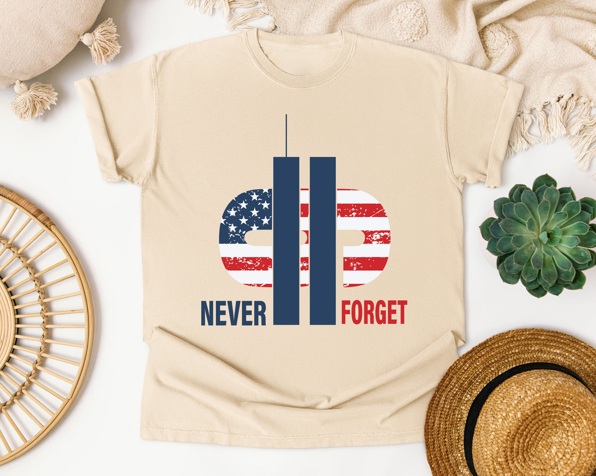 Never Forget White 2 graphic tee in Ivory