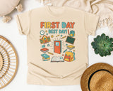 First Day Best Day graphic tee in Ivory