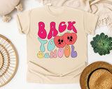 Back To School Hearts graphic tee in Ivory