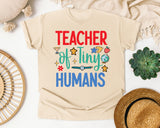 Teacher Of Tiny Humans Trophy graphic tee in Ivory