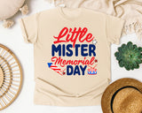 Little Mister Memorial Day graphic tee in Ivory