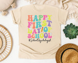 Happy First Day Of School Psychologist Bright Graphic Tee graphic tee in Ivory