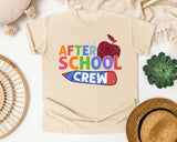 After School Crew graphic tee in Ivory