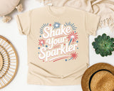 Shake Your Sparkler White 2 graphic tee in Ivory