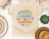 Little Learners Big Achievers graphic tee in Ivory