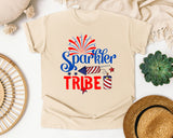 Sparkler Tribe graphic tee in Ivory