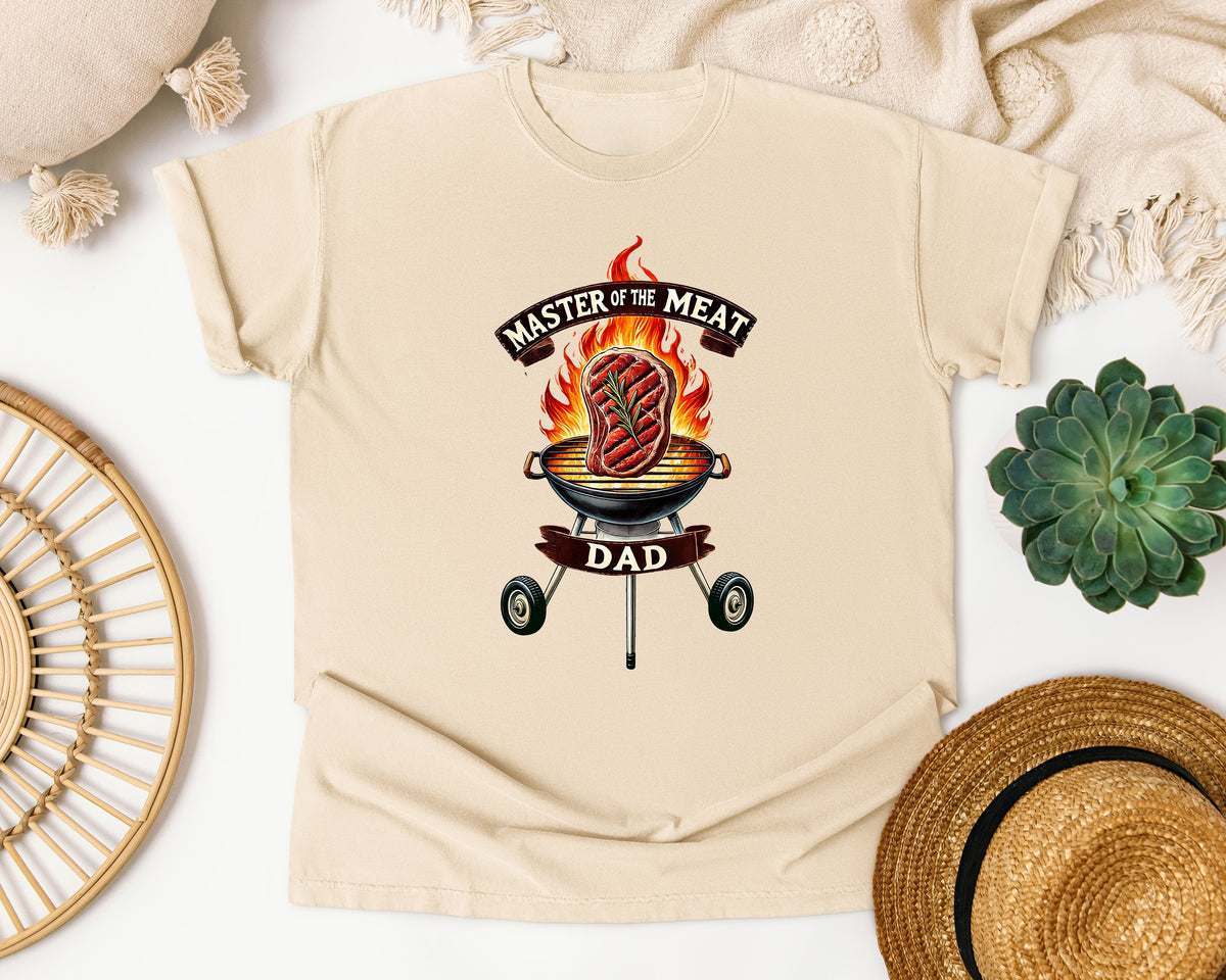 Master Of The Meat Dad Brown 2 graphic tee in Ivory
