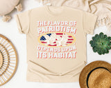 The Flavor Of Patriotism graphic tee in Ivory