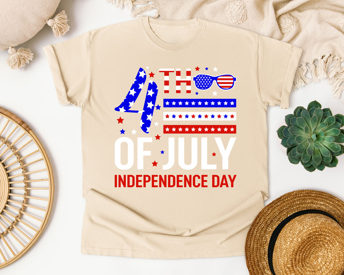 4th Of July Independence Day graphic tee in Ivory