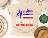 4th Of July Independence Day graphic tee in Ivory