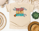 Best Dad Ever Grey 2 graphic tee in Ivory