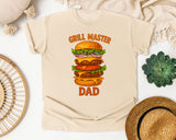 Grill Master Dad Orange graphic tee in Ivory