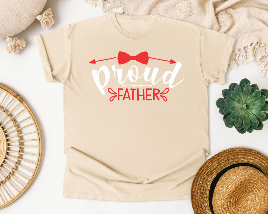 Proud Father White 4 graphic tee in Ivory