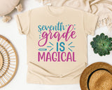 Seventh Grade Is Magical graphic tee in Ivory
