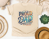 Proud Dad Since Day One Super Hero graphic tee in Ivory