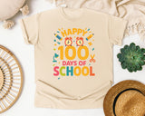 Happy 100 Days Of School Confetti graphic tee in Ivory