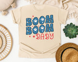 Boom Boom Baby graphic tee in Ivory