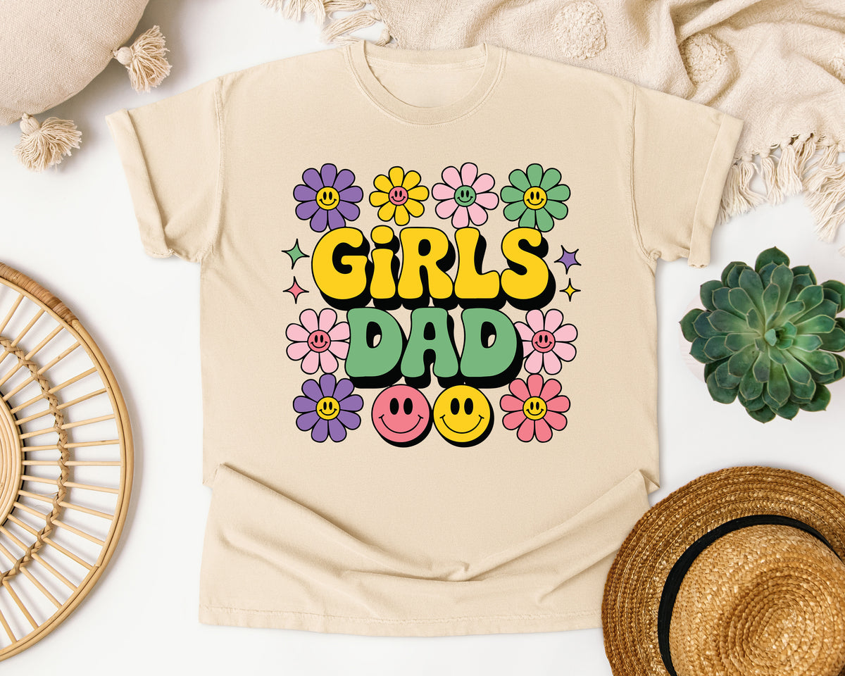 Girls Dad graphic tee in Ivory