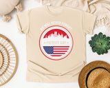 We Will Never Forget Patriot Day White graphic tee in Ivory