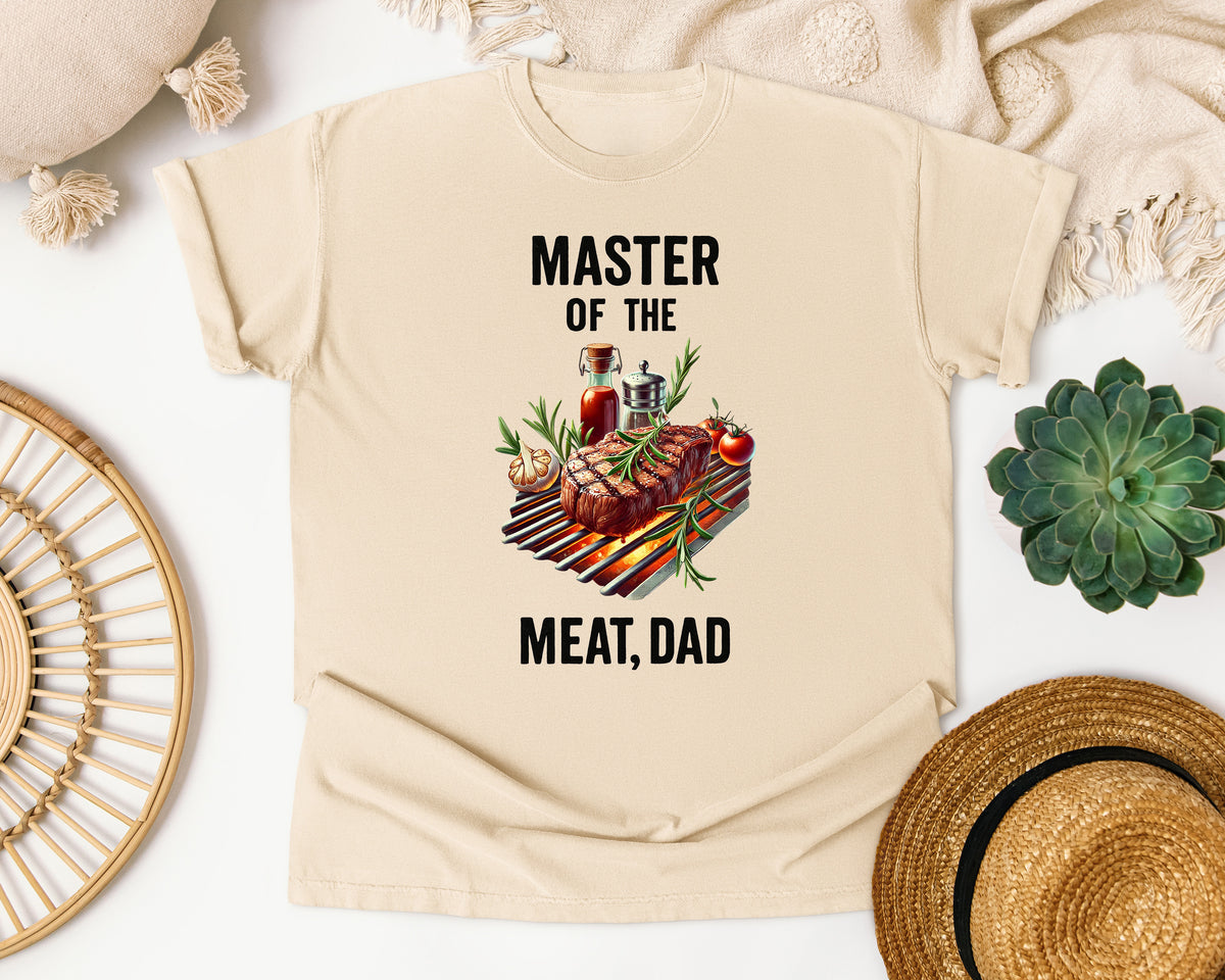 Master Of The Meat Dad Brown 3 graphic tee in Ivory